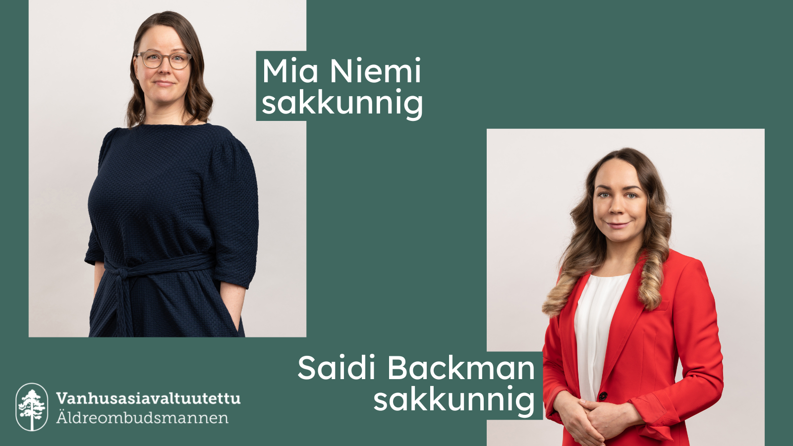 Saidi Backman Och Mia Niemi Har Utnämnts Till Sakkunniga I ...